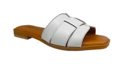 CIABATTINA IN PELLE BIANCA